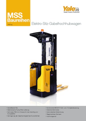 Vezetőüléses raklapemelők Yale MS 16 S