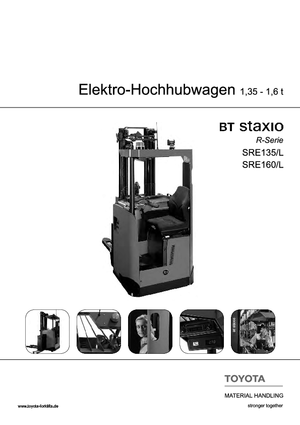 Vezetőüléses raklapemelők BT Staxio SRE 135 