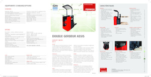 Gyalogkiséretű raklapemelák Linde D12R