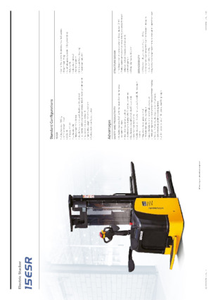 Vezetőállásos raklapemelők Hyundai 15 ESR