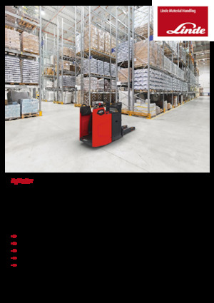 Vezetőállásos raklapemelők Linde D10FP