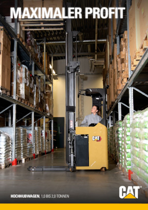 Vezetőállásos raklapemelők Caterpillar NSR20N2S