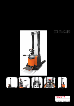 Vezetőállásos raklapemelők Toyota SPE120