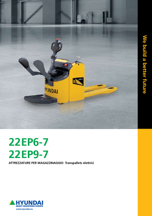 Vezetőállásos villástargoncák Hyundai 22 EB 9-7