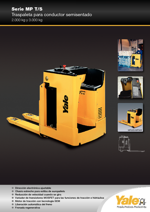 Vezetőállásos villástargoncák Yale MP 20 T