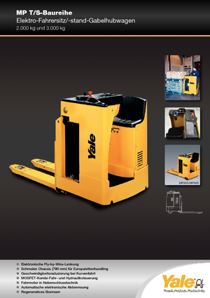 Vezetőállásos villástargoncák Yale MP 20 T