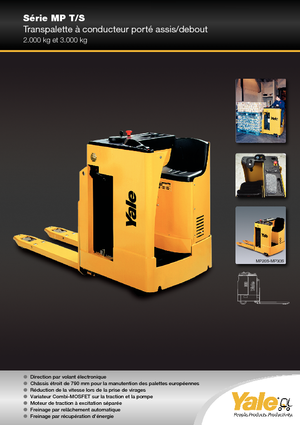 Vezetőállásos villástargoncák Yale MP 20 T