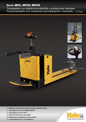 Vezetőállásos villástargoncák Yale MP20X 