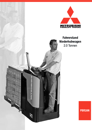 Vezetőállásos villástargoncák Mitsubishi PBR20N