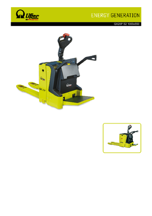 Vezetőállásos villástargoncák PRAMAC Lifter QX 20 P