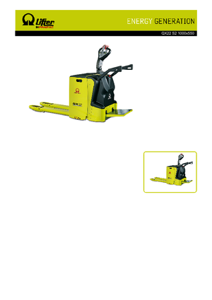 Vezetőállásos villástargoncák PRAMAC Lifter QX 22