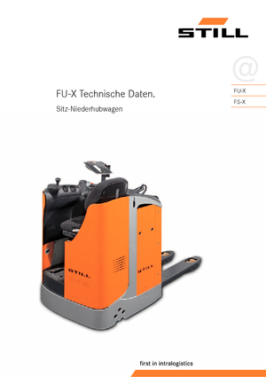 Vezetőüléses villástargoncák Still FS-X 33