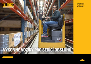 Vezetőüléses villástargoncák Caterpillar NPS30N2