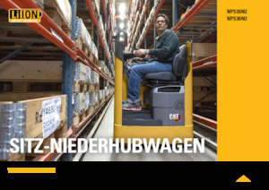 Vezetőüléses villástargoncák Caterpillar NPS30N2