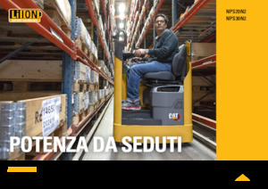 Vezetőüléses villástargoncák Caterpillar NPS30N2