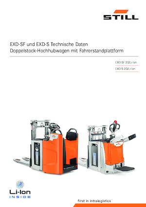 Gyalogkiséretű raklapemelák Still EXD-SF 20