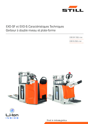 Gyalogkiséretű raklapemelák Still EXD-SF 20