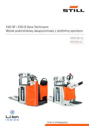 Gyalogkiséretű raklapemelák Still EXD-SF 20