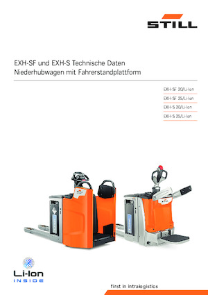 Gyslogkiséretű villástargoncák Still EXH-SF 20