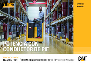 Vezetőállásos villástargoncák Caterpillar NPR20N2