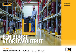 Vezetőállásos villástargoncák Caterpillar NPR30N2