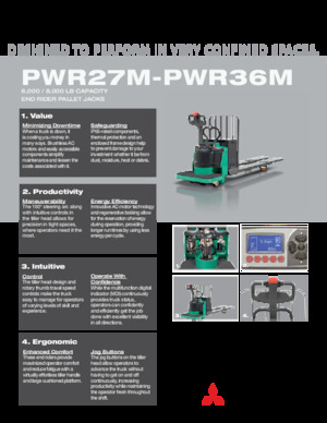 Vezetőállásos villástargoncák Mitsubishi PWR36M