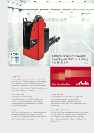 Vezetőállásos villástargoncák Linde T25SR 