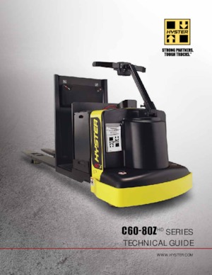 Vezetőállásos villástargoncák Hyster C80ZHD