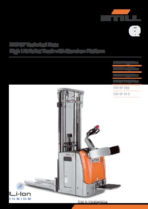 Gyalogkiséretű raklapemelák Still EXV-SF 20