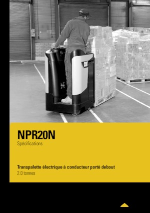 Vezetőállásos villástargoncák Caterpillar NPR20N