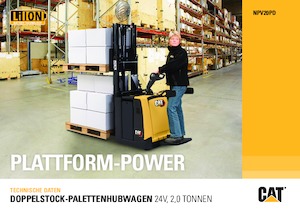 Vezetőállásos villástargoncák Caterpillar NPV20PD