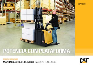 Vezetőállásos villástargoncák Caterpillar NPV20PD