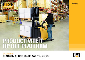 Vezetőállásos villástargoncák Caterpillar NPV20PD