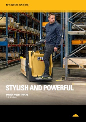 Vezetőállásos villástargoncák Caterpillar NPV25N3