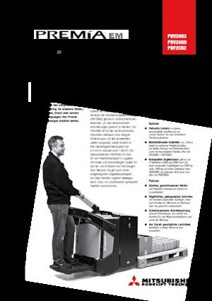Vezetőállásos villástargoncák Mitsubishi PBV20ND