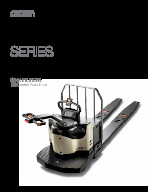 Vezetőállásos villástargoncák Crown PE 4500-60