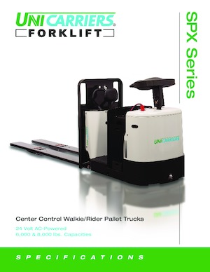 Horizontál kommisiózó targoncák UniCarriers SPX60B