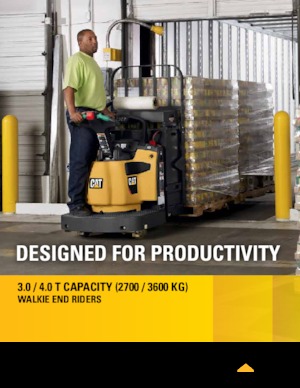 Vezetőállásos villástargoncák Caterpillar WR40