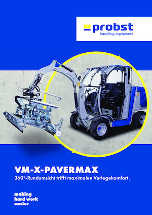 Burkolattertő gépek Probst VM-X-PAVERMAX comfort