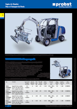 Burkolattertő gépek Probst VM-X-PAVERMAX comfort