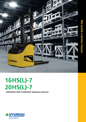 Gyalogkiséretű raklapemelák Hyundai 20 HSL 7