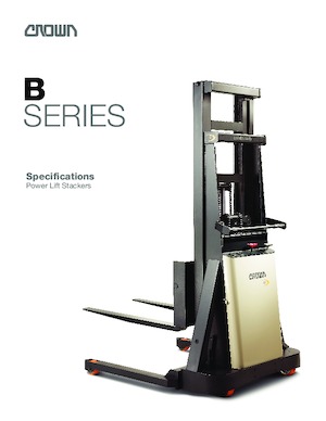 Gyalogkiséretű raklapemelák Crown 20B