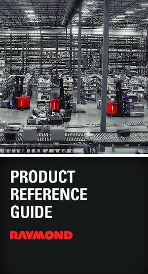 Gyalogkiséretű raklapemelák RAYMOND 6210