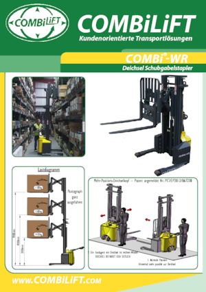 Gyalogkiséretű raklapemelák Combi-Lift Combi WR 1500
