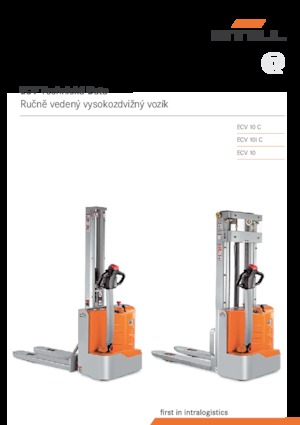 Gyalogkiséretű raklapemelák Still ECV 10 C