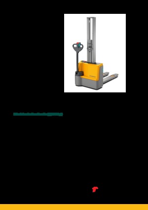 Gyalogkiséretű raklapemelák Jungheinrich EJC M10b E