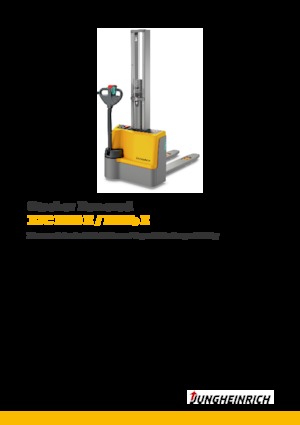 Gyalogkiséretű raklapemelák Jungheinrich EJC M10b E