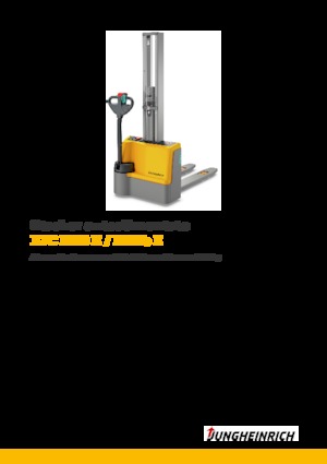 Gyalogkiséretű raklapemelák Jungheinrich EJC M10b E