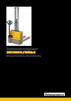 Gyalogkiséretű raklapemelák Jungheinrich EJC M10b E