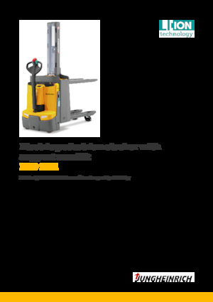 Gyalogkiséretű raklapemelák Jungheinrich EJD 118i